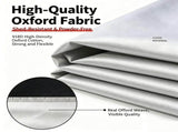 Half Car Cover Sedan with Green Reflective Strip,All Weather Car Body Cover for Sun, Rain, Dust V1189-LC-QPA-005