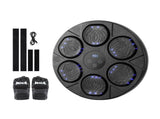 Everfit Music Boxing Machine Bluetooth Wall-Mounted Punch Target with LED Display & Gloves BOXING-A-MUSIC-TS-BK