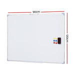 Magnetic Whiteboard 90x120cm Erase Board Marker Eraser Tray Home Office School WB-90X120-BOARD