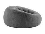 Artiss Bean Bag Chair Cover Soft Faux Fur Beanbag Cover Large Round Stuffed Animal BD-COVER-ROUND-GR