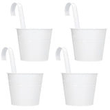 4Set Flower Plant Succulent Pot Wall Mounted Iron Planter Garden Balcony Accessory V1294-YM0901-3111210030311