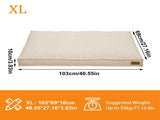 Washable Waterproof Dog Bed Sofa with Removable Cover - Orthopedic Linen Pet Pillow Bed for Small V767-P-XD2236-XL-BGE