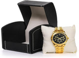 6 Packs Single Grid Watch Box with Pillow, PU Leather Gift Case for Bracelet, Jewelry Wristwatch V1259-DP01-A-855