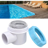 Swimming Pool Check Valve G1.5 PVC Safety Valve with Sight Lens for Spa Filter, 50mm V1237-ZY-522-0016