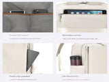 Pink Slim Minimalist Laptop Backpack - Shockproof & Anti-Theft Design, Travel-Friendly with Luggage V888-ELOSUNG27862