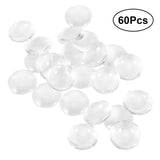 60 Pcs Glass Dome Clear Round Tiles Clear Non-calibrated Round 1 Inch/25mm Pendants Photo Jewelry V1369-AZ3-W-17019