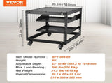 9U Open Frame Rack, 584.2 to 1016 mm Adjustable Depth, Free Standing or Wall Mount Network V952-KFSJJHS9UJL25B27FV0