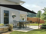 1x Waterproof Sun Sail UV Protection for Garden Terrace and Pool with Mounting Materials, 4x4x5.7M, V1188-MS-325-1075