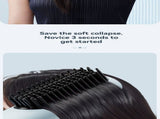 wireless hair comb, cold air hair comb, straightening comb, curling comb, hair styling tool, V1102-108-49395-BLU-E