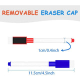 48 Pcs Magnetic Dry Markers Set Fine Point Tip Whiteboard Markers withr Cap, Mini Dry V1192-AZ-W-17404
