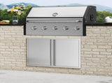 BBQ Access Door, 914x610 mm Double Outdoor Kitchen Door, Stainless Steel Flush Mount Door, Wall V952-SMABSCJMYS366SI1RV0