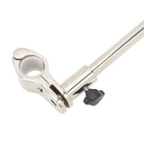 Boat Yacht Flag Pole for Rail Mount, 22.2-25mm, Marine Grade Stainless Steel, 560mm Length V1366-AZ2-W-14395