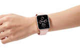 Smart Watch Fitness Tracker Heart Rate 25 Sport Modes for Men Women-Pink V1263-JX-7658-3