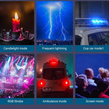 12 Effects Rgb Pocket Fill Light With 0.96 Tft Screen For M1Se Photography PRL-9566200AYS