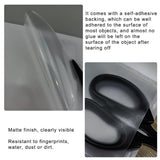 50 Pack Self Adhesive Label, 3.5 x 3.5 inch Clear Label Pockets Index Card Pockets Card V1369-AZ3-W-16456