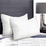 Giselle Bedding Memory Foam Pillow Single Size Twin Pack PILLOW-MEFO-RAYON-S