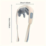 Gray Beige body massager, shoulder massager, thigh massager, shank massager, waist massager, muscle V1347-110-BEI-80191