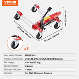 VEVOR Wheel Dolly Heavy Duty Vehicle Positioning Tire Car Lifter 1500Lbs 2 Pack V952-JTSLSBYC2J15T6E8VV0