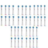 40pcs 3D Whitening Replacement Brush Heads Compatible with Oral-B Toothbrush V1263-JX-7452