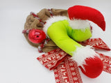 Christmas Thief Stole Wreath Christmas Decorations Christmas Burlap Garland for Doors Windows and V1294-YM0523-10317440