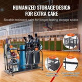 VEVOR Golf Storage Garage Organizer, 3 Golf Bag Stand Holder and Other Sports Equipment Storage V952-GEFSNJHSS4G3RW6OGV0