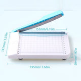Paper Cutter 6 Inch Cut Length Small Paper Cutter Non Paper Trimmer Compact And Portable Curved V1366-AZ2-W-27924