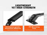 Universal Roof Rack Crossbar for Naked Roof Vehicle Aluminum with Lock V952-CDHGJTYKTYKLLODD1V0
