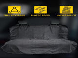 Black Waterproof Towel Car Back Seat Cover - Universal Non-Slip Sweat-Absorbent Bucket Seat V888-ELOSUNG45539