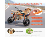 Dog Wheelchair for Back Legs, Lightweight 2 Wheels Pet Wheelchair, Height, Width & Length V952-CWLYLLSDHLLLEG3Z4001V0