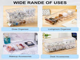 4 Pcs Cable Organizer Box with Wire Ties, Plastic Cord Storage Box with Lid, Electronics Organizer V1258-DP02-C-3164