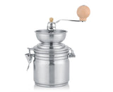Stainless Steel Manual Coffee Grinder for Spices & Nuts, Hand Tool, Silver V1263-JX-2877
