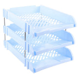 Space-Saving Desk Paper Organizer, Multi-Compartment Stationery Storage for Office and Home Desk V1370-AZ4-14025