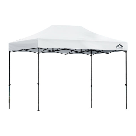 Instahut Gazebo Pop Up 3x4.5m w/Base Podx4 Marquee Folding Outdoor Wedding Camping Tent Shade Canopy GAZEBO-T-3X45-F-WH-BASE