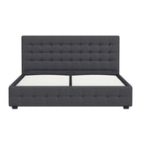 Milano Decor Eden Gas Lift Bed - Dark Grey - Double ABM-10001886