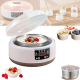 Probiotic Yogurt Maker, 40oz/1.2L Fully Automatic Yogurt Machine, Yogurt Maker with Temperature V1192-AZ-W-21126