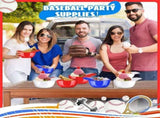 Baseball Helmet Ice Cream Snack Bowl 8 Oz Mini Cap Bowls Kids Chip Sundae Helmets Pack V1370-AZ4-11648