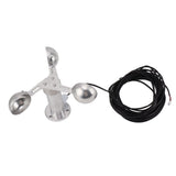 Aluminium Alloy Anemometers Wind Speed Monitoring Sensor 3 Cups Wind Speed Sensor Anemometer 03.8V V1294-YM0706-3111230214911