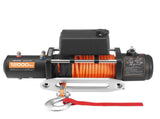 Electric Winch, 5400 kg Load Capacity, 12V DC Truck Winch with 9.1 mm x 23 m Synthetic Rope, V952-HCSDDJP120000Z8JO001V9