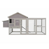 Samland Wooden Outdoor Chicken Coop with Nesting Box, Large Run & Waterproof Roof V1060-DCN2516