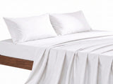Giselle Queen 500TC Cotton 4Pcs Sheet Set with 40cm Extra Deep Pocket for Thick Mattresses Sateen SHEETSETS-TC5-W-Q