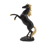 Horse Sculpture Ornament Decorative Auspicious Wealth Craft Resin Standing Horse Statue for Cabinet V1294-YM0626-3115220151811