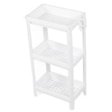 Bathroom Tower Shelf Plastic Freestanding Storage Rack Organizer Multifunctional Shelving Unit for V1294-YM0706-3112230061612