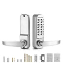 Mechanical Keyless Entry Door Lock, 14 Key Mechanical Door Lock, Mechanical Keypad Door Lock with V952-JXMMSQRSSZMM988L0V0