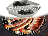 Stainless Steel Charcoal Basket for Grilling Compatible with 22" Kettle Grills 15.16 x 4.33 x V1366-AZ2-W-11684