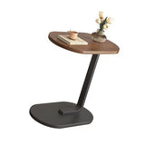 Sofa Side Table Modern Simple Portable for Living Room Bedroom Walnut Color Black Frame V1294-YM0710-3116230019811
