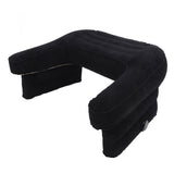 Inflatable Reading Pillow Adjustable Height Comfortable Foldable Lap Desk Pillow for Working Gaming V1294-YM0901-3116240036013