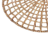 Wall Basket Decor 50cm 35cm 25cm Diameter 3D Design Handmade Round Rattan Woven Wall Ornament for V1294-YM0901-3115250019311
