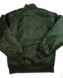 Plus Size Quilted Jacket Zip Up Classic Padded Flight Flying Winter Big & Tall - Green V563-BR-BJACK-BTLGRN-7XL