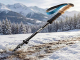 Mountview 2 Pcs Hiking Trekking Poles Walking Stick Adjustable Lightweight Black UA0202-BK-AU