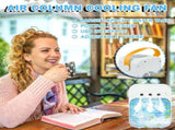 Portable Misting Fans, Water Spray Fan, 2000mah Battery Turbine Wind USB Rechargeable, Quiet V1369-AZ3-W-10366